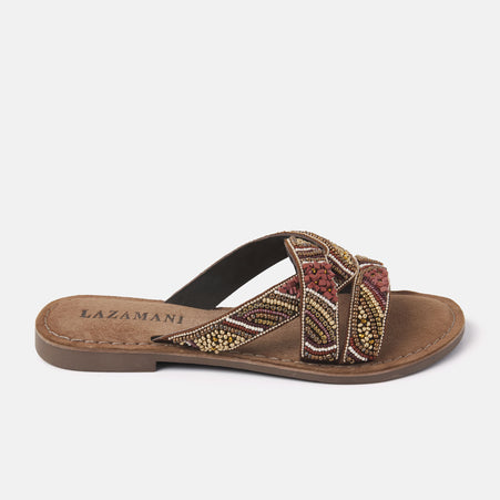 Women's Slippers 75.337 Brown