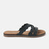 Eden Women's leather Slippers Black
