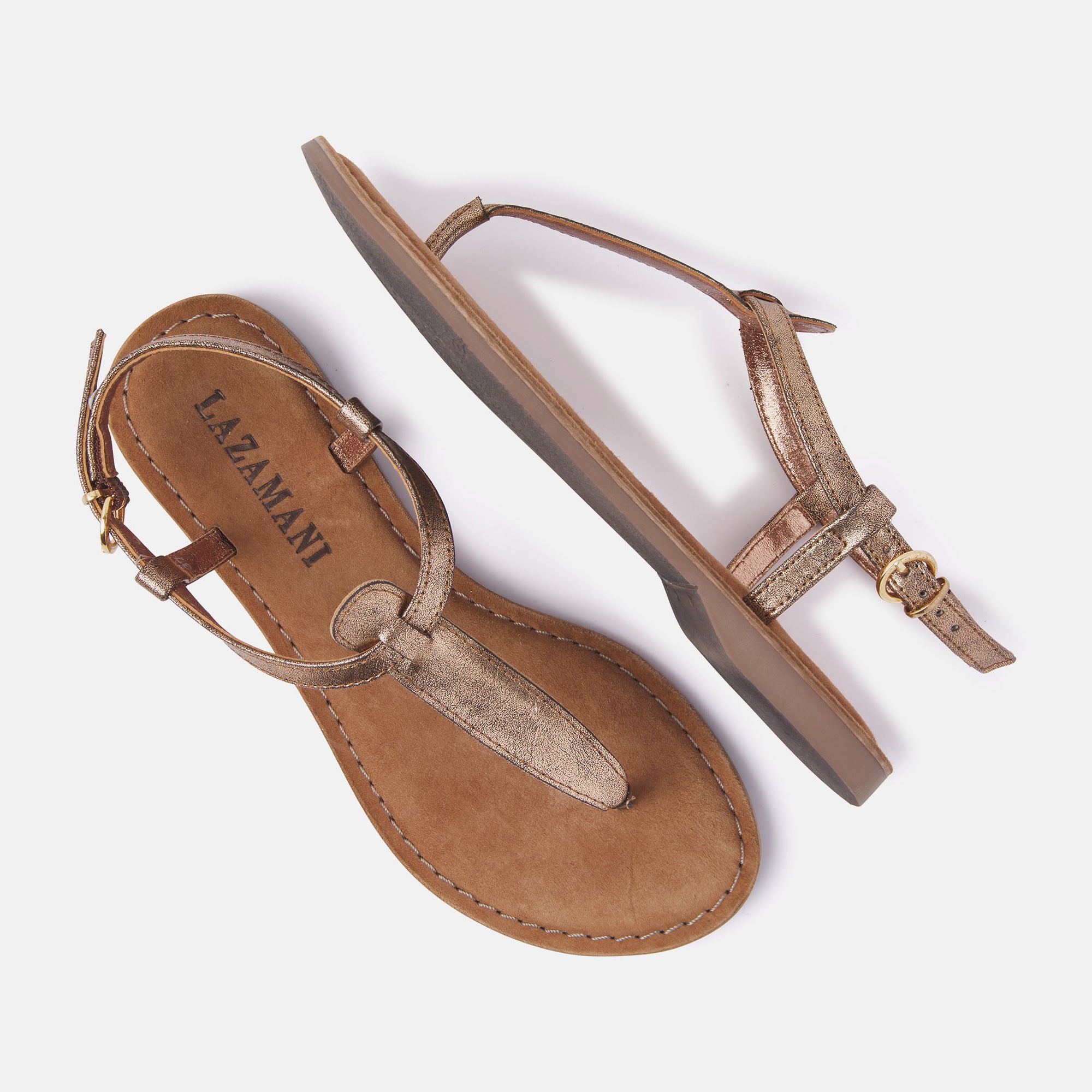 Birkenstock Arizona Narrow Slide Sandal (Women) - Metallic Copper – The  Heel Shoe Fitters