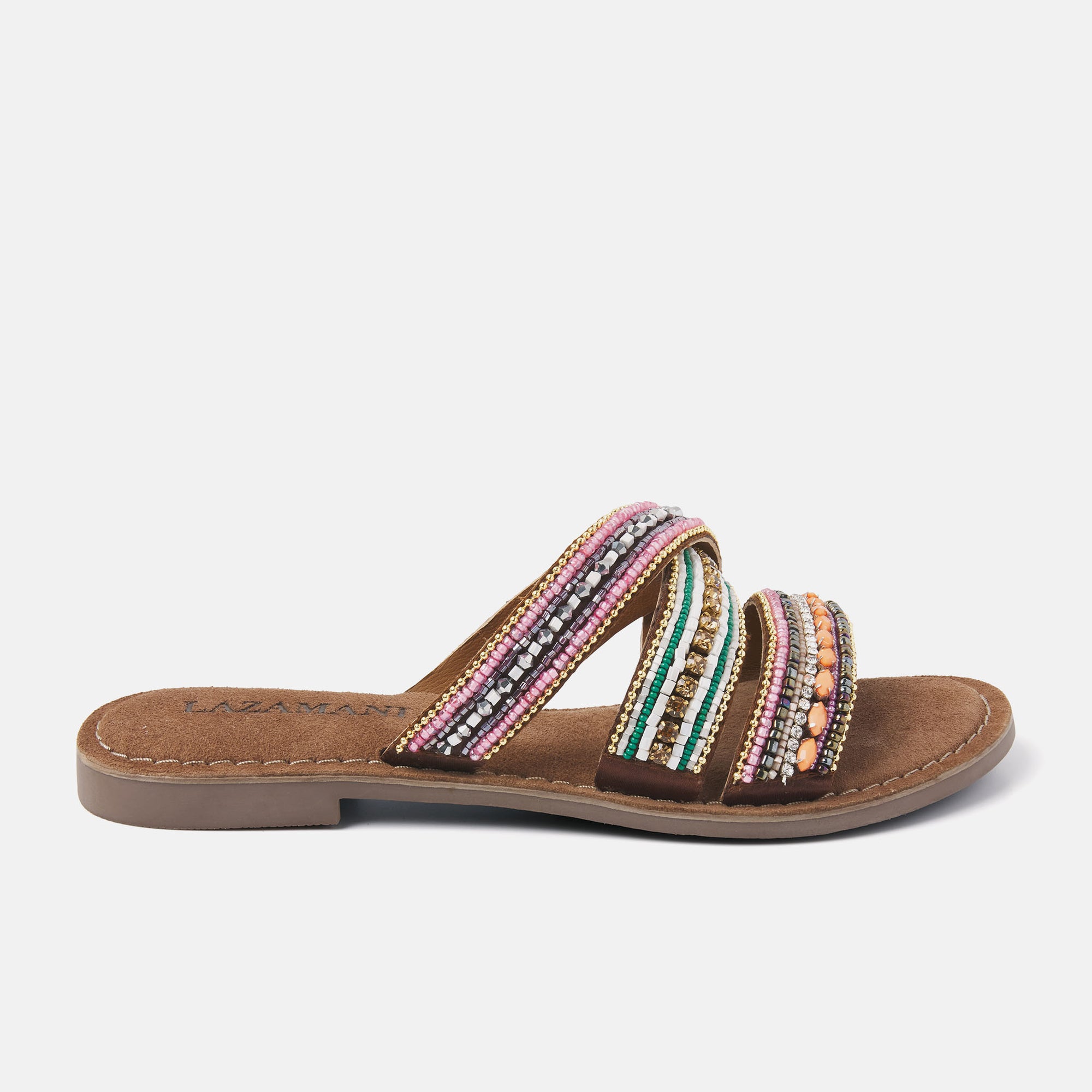 Women's Slippers Tan | Lazamani Official