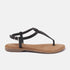 Anna Women's Leather Sandals Black