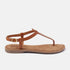 Iris Women's Leather Sandals Tan