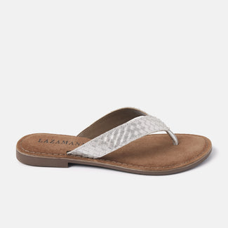 Women's Slippers 75.806 Silver