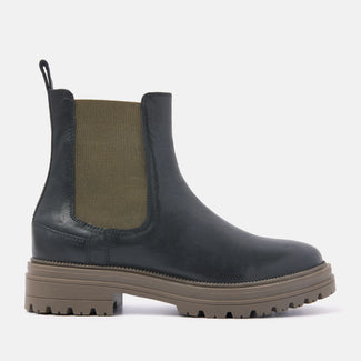 Women's Chelsea Boots 85.417 Khaki-Black