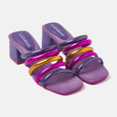 Women's Mules 85.562 Purple Multi