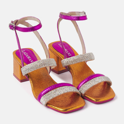 Women's Sandals 85.563 Orange Multi