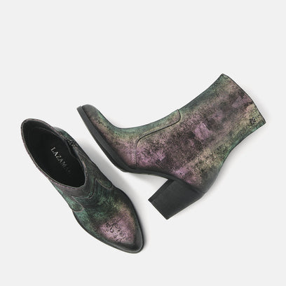 Women's Ankle Boots 85.602 Purple-Disco