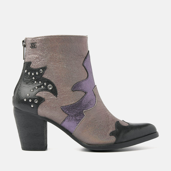 Women's Ankle Boots 85.609 Purple-Multi