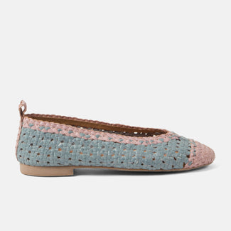 Brisa Women's Ballerinas Leather Aqua