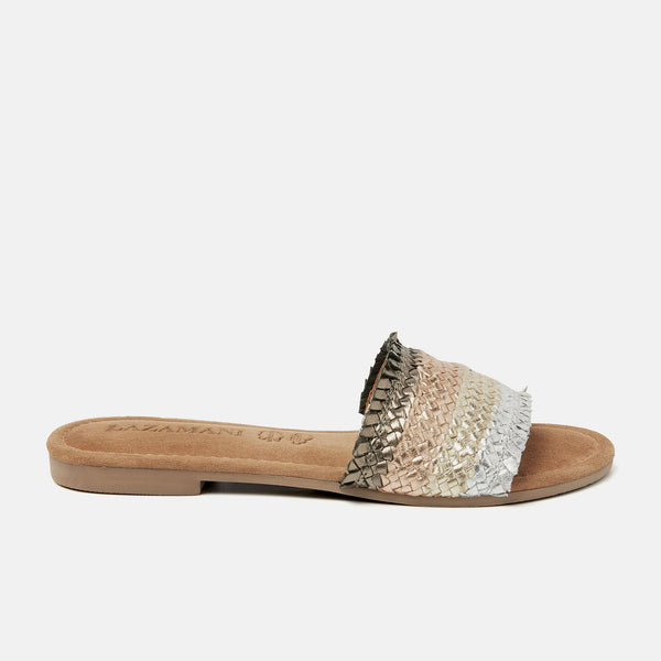 【関税&送料込】Chloe Beige Canvas Woodi Slippers NEW Chloe Beige WOODY Canvas/Leather Slippers Sz 38 (US 8