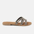 Nina Women's Leather Slippers Pewter