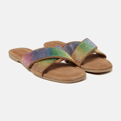 Lexi Women's Suede Slippers Multi