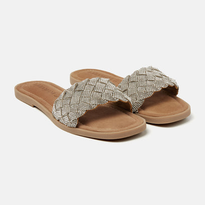 Melany Women's Slippers Silver