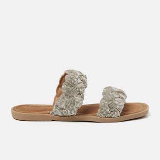 Estelle Women's Slippers Silver