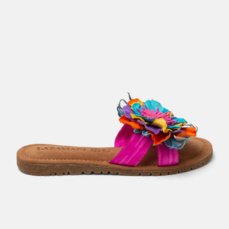 Zinnia Ciabatte da Donna in Pelle Fucsia
