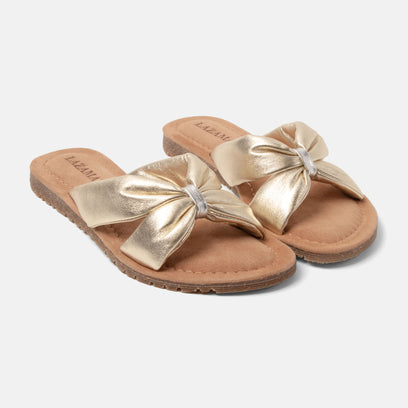 Edita Women's Slippers Leather Gold