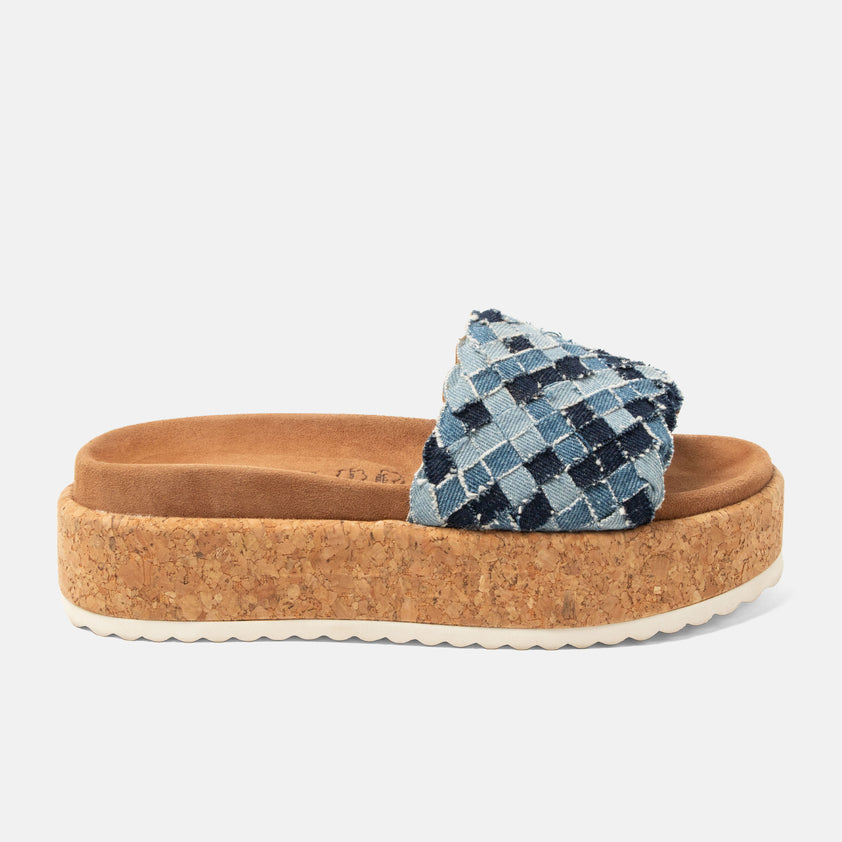 Fe Women's Slippers Denim