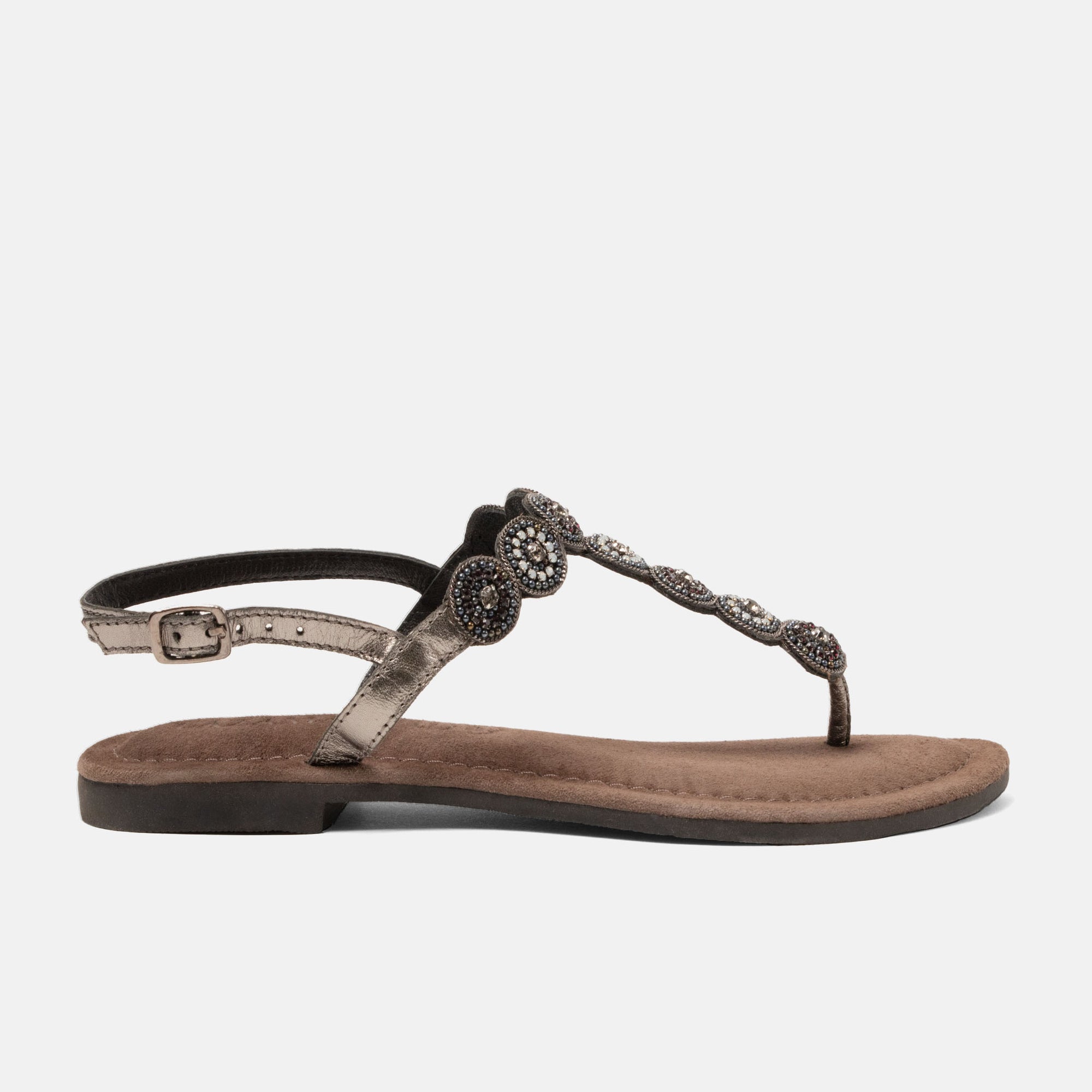 Lazamani Luz Women's Sandals Grey LA33773pewter Lazamani Official