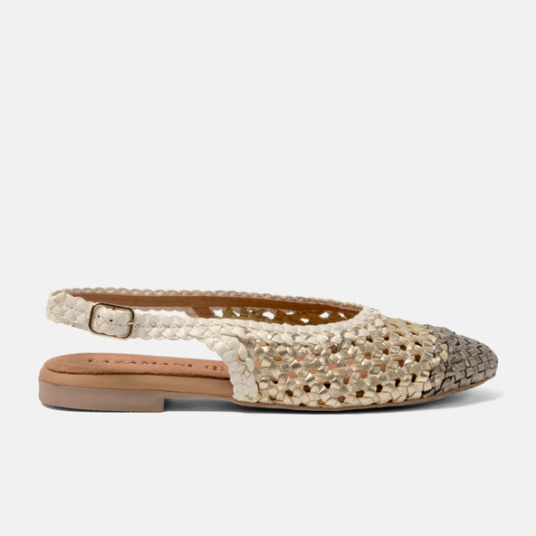 Novia Women's Ballerinas Leather Gold