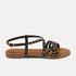 Tova Women's Leather Sandals Black