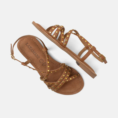Tova Women's Leather Sandals Tan
