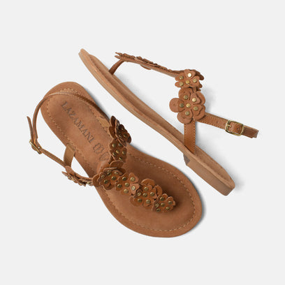 Pippa Women's Leather Sandals Tan