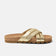 Lee Women's Leather Slippers Gold