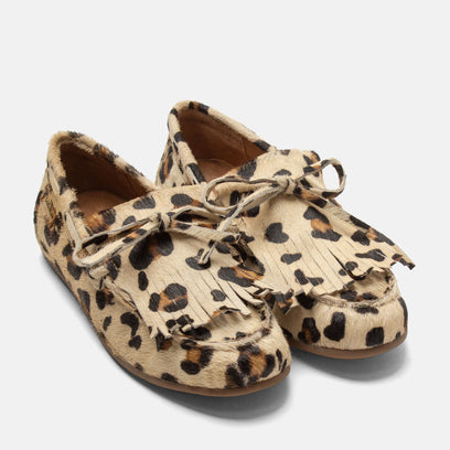 Billy Women's Mocassins Pony Hair Leopard