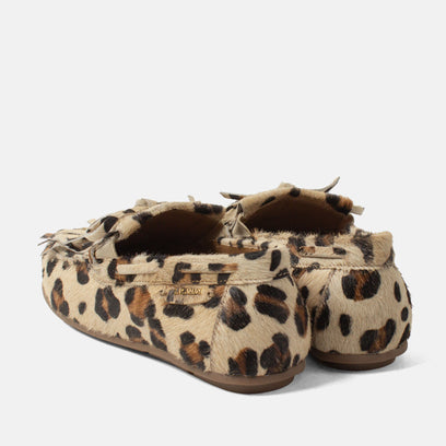 Billy Women's Mocassins Pony Hair Leopard