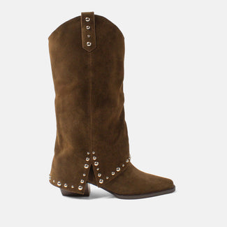 Jane Women's Suede Boots Moss