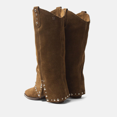 Jane Women's Suede Boots Moss