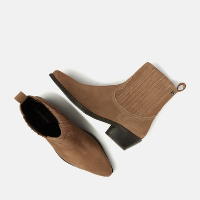 Jade Women's Suede Chelsea Boots Taupe