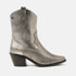 Lu Women's Leather Cowboy Boots Silver