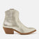 Arianna Women's Leather Ankle Boots Gold
