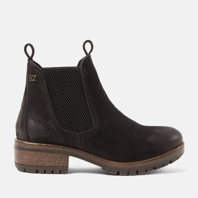Lia Women's Leather Chelsea Boots Black