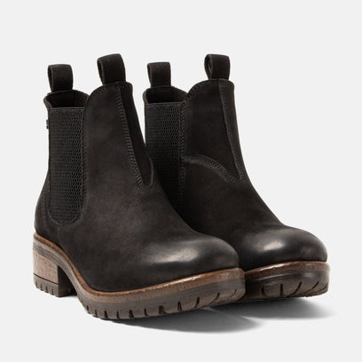 Lia Women's Leather Chelsea Boots Black