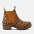 Mia Women's Suede Chelsea Boots Tan/Leo