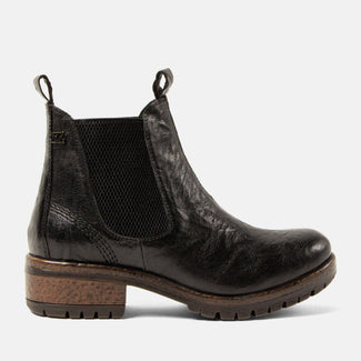 Ria Women's Leather Chelsea Boots Black