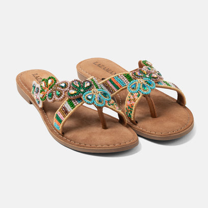 Perla Women's Slippers Leather Multi