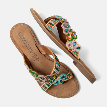 Perla Women's Slippers Leather Multi