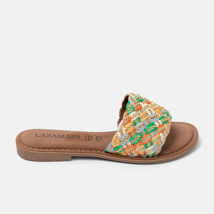 Zita Women's Slippers Raffia Multi