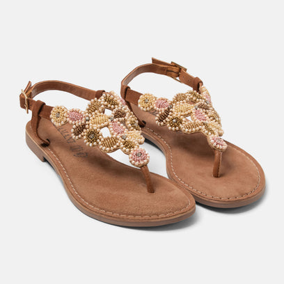Maritza Women's Sandals Leather Tan