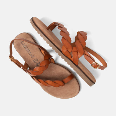 Nilda Women's Sandals Leather Tan