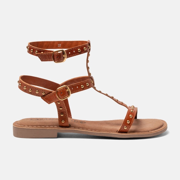Olinda Women's Sandals Leather Tan