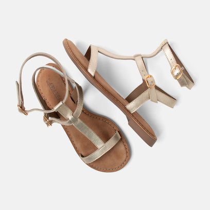 Pia Women's Sandals Leather Gold