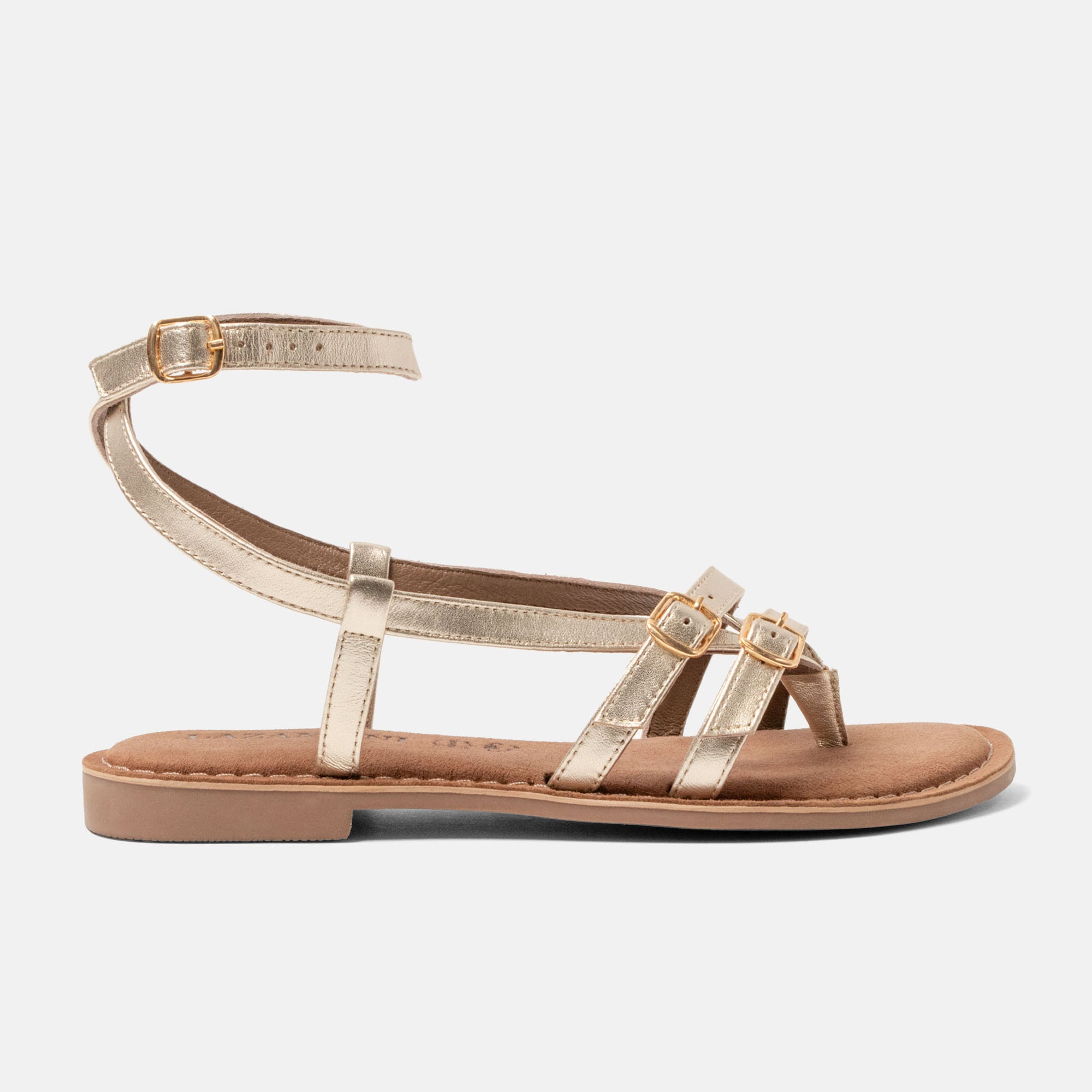 Lazamani Salma Women's Sandals Gold LA75023gold Lazamani Official