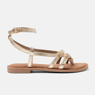 Salma Women's Sandals Leather Gold