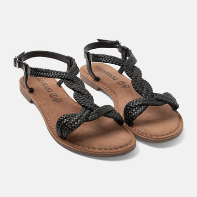 Aida Women's Sandals Leather Black
