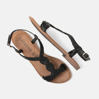 Aida Women's Sandals Leather Black