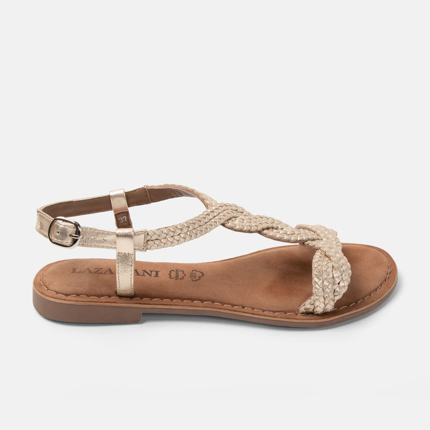 Aida Women's Sandals Leather Gold